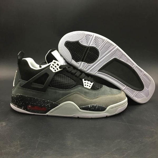 

buckskin basketball shoes 4 4s fear pack mens fashion outdoor trainer sports sneaker mens designer shoes with box quality