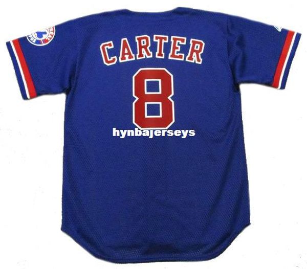

custom gary carter montreal stitched 1992 majestic vintage baseball jersey retro mens jerseys shirt, Blue;black
