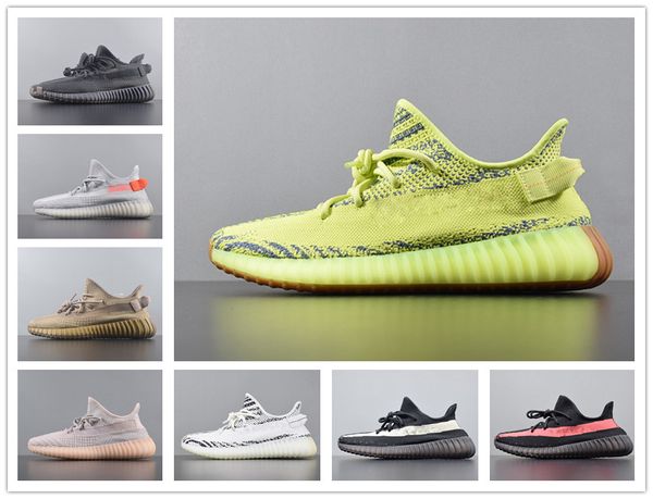 

designs 2020 original v2 static clay mens women shoes 3m reflective shoes true form hyperspace kanye west wave runner trainer sneakers, Black