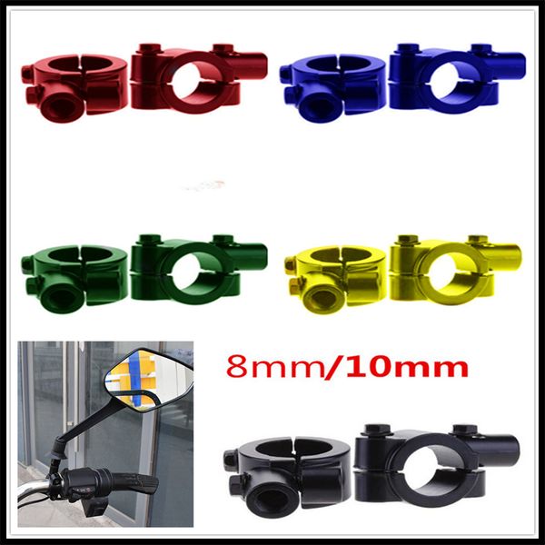 

2pc 8mm 10mm motorcycle rear view new mirror holder adapter base stand for xmax125 xmax250 xmax 400 x300 vmax 1700 vmax1