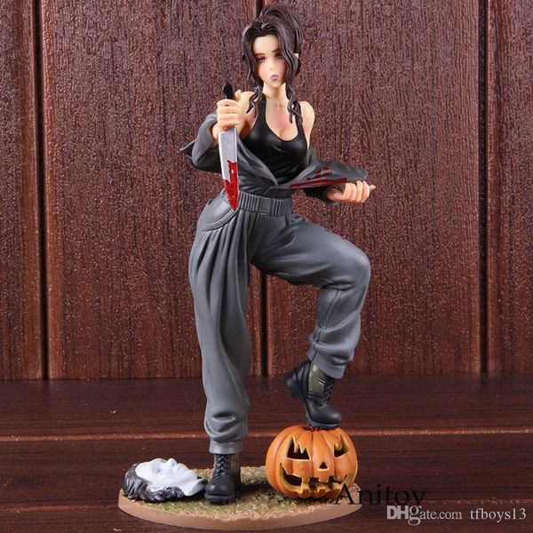 

lxh brandnew 1pcs horror bishoujo statue halloween michael myers action figure pvc collectible model toy gift