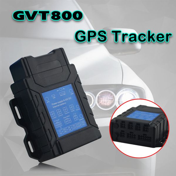 

3g accelerometer gvt800 waterproof ip65 programmable 8mb flash memory gps peonal tracker with gps antenna power cut off alarm