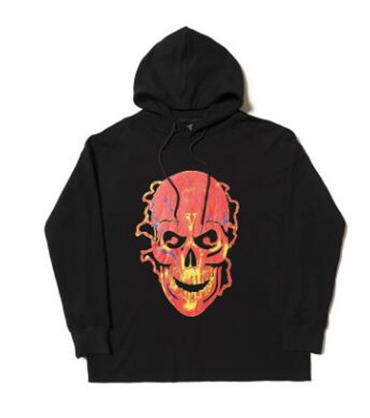 

2019 autumnnew fashion luxury classic brand hoodies 19fw women/men skull printing hooded sweatshirts hip hop casual outerwear, Black