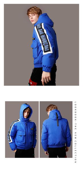 

mens конструктора зимняя куртка 19fw продажа face north пальто теплые куртки luxury high quality trend brand coat большой карман hip hop men, Black