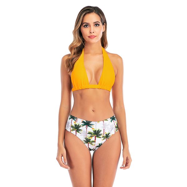

2020 womens designer bikini sets new arrival women high waist brand swimwear 4 models swimming sets size s-xl, White;black