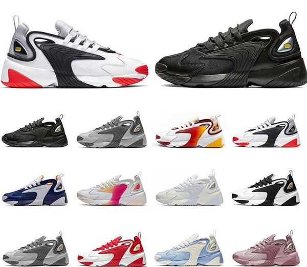 

rainbow white red zoom 2k m2k men's running shoes tekno race red royal blue dark grey men women sports sneaker