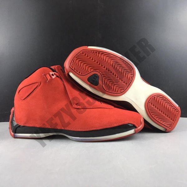 

new jumpman 18 18s toro red men basketball shoes white mens trainer sports athletic sneakers size 40-47 wholesale