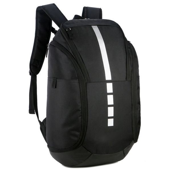 2023 Hoops Elite Pro Mochila Masculina Grande Capacidade Mochila multifuncional Esportes ao ar livre Mochila de basquete Masculino Bolsa de viagem Bolsa de bagagem com compartimento úmido / seco