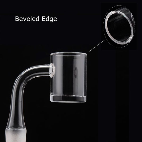 

Новые кварцевые Banger 25мм XL скошенный край верхней Honey Bucket мужской женский 10мм 14мм 18мм 45 90 градусов для мазка вышке стеклянные бонги