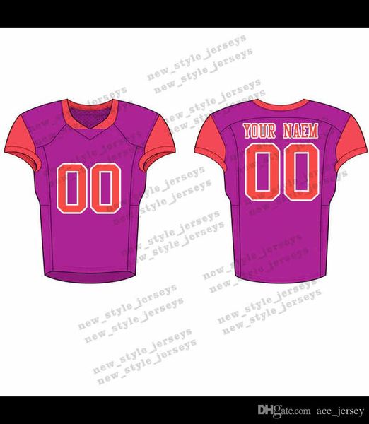 

65Men 2019 Youth Football Jerseys Army Green Wine Red Embroidery Logos Stitched Custom Any name Any number Jerseys