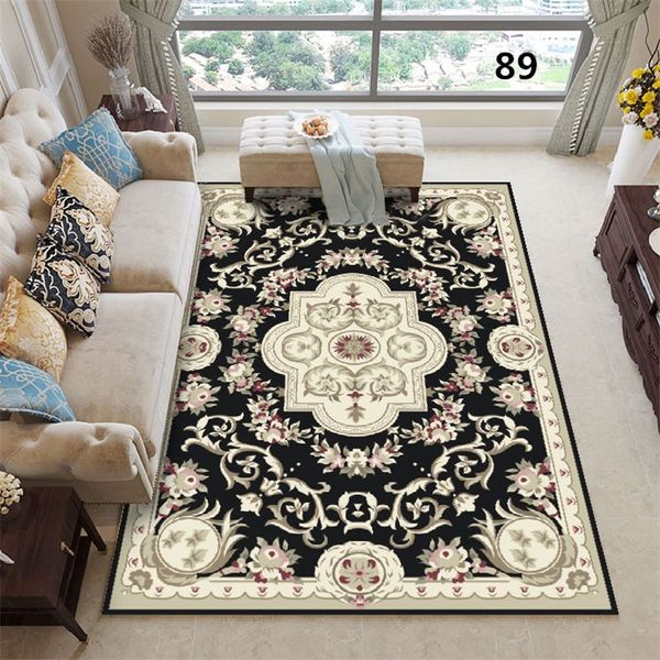 

european court style printed carpet mats big size home bedroom rugs modern living room carpet parlor rugs art decor
