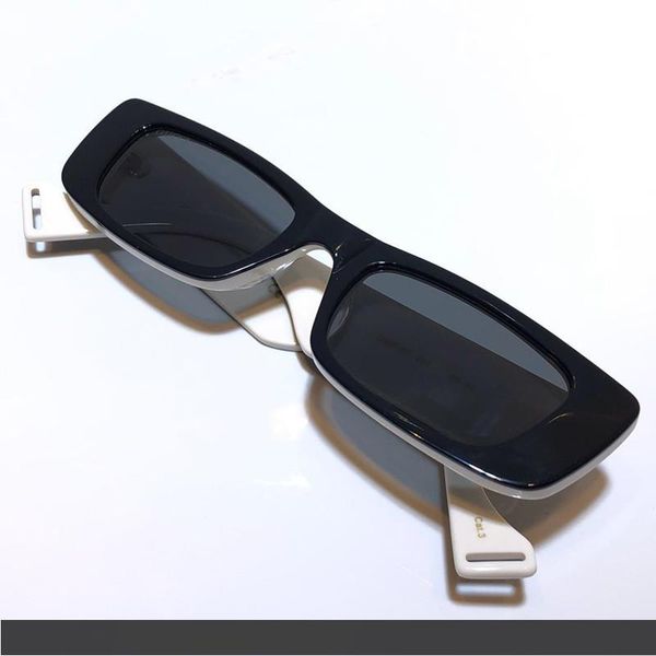 

новые 0516 солнцезащитные очки для женщин мужчин специальная защита от ультрафиолетового излучения женщин дизайнер старинные маленькие квадр, White;black