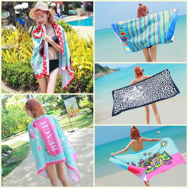 

summer beach towel 150*70cm absorbent microfiber bath towels fitness swimming exercise absorbent quick drying towel