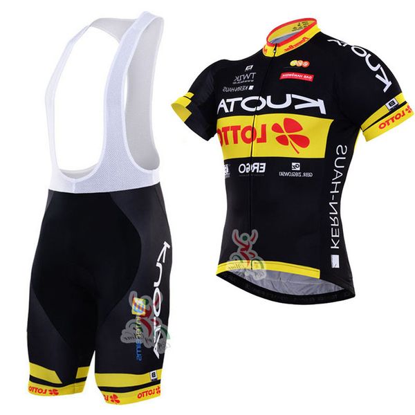 

kuota cycling jerseys bib shorts set bicycle breathable sportswear pro cycling clothes bicycle clothing summer mtb bike wear c2914, Black;red