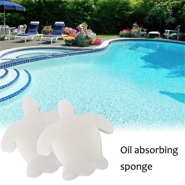 

10pcs pool cleaner oil absorbing sponge for swimming pool tub spa turtle absorb sludge dirt scum household cleaning supplies