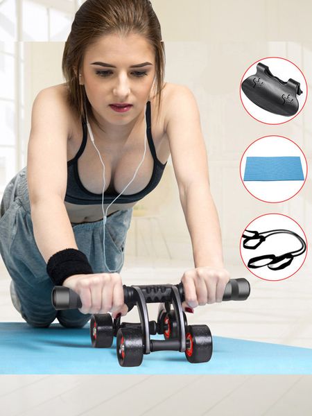 

power roller men's home fitness equipment waistcoat line beginners sports belly holding belly roll fitness wheel abdominal wheel