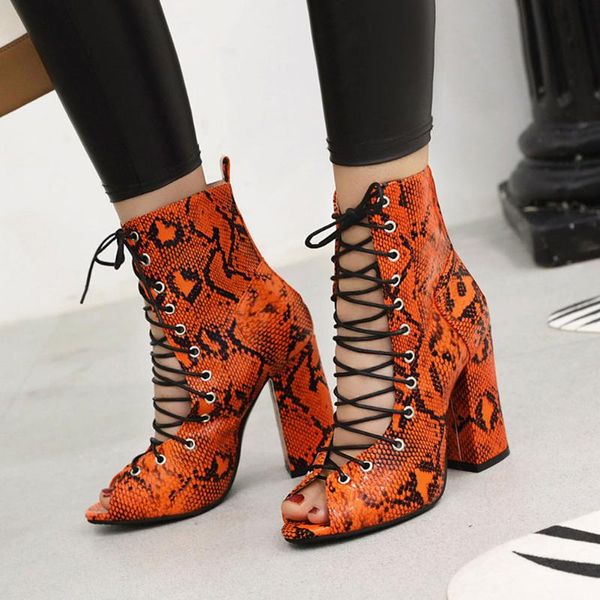 

karin new square high heels big size 48 shoes women summer ankle boot gladiator sandals woman, Black