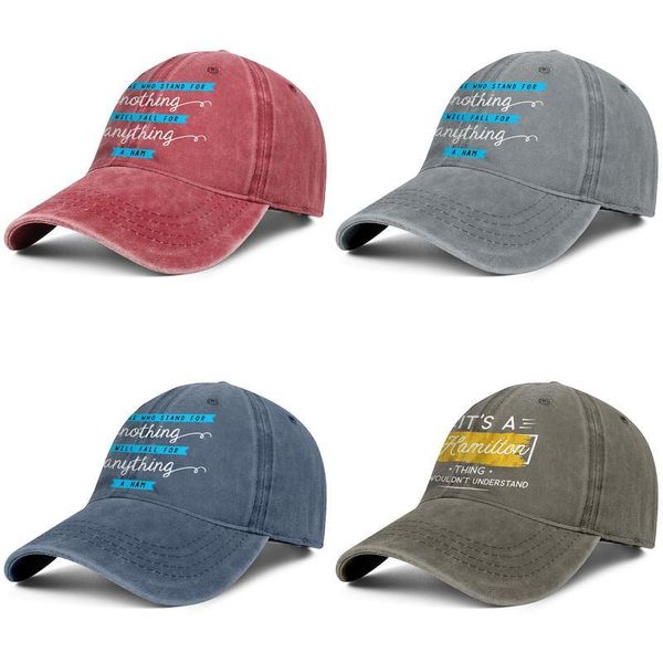 

hamilton denim baseball cap custom cool cute classic hats thing, Blue;gray