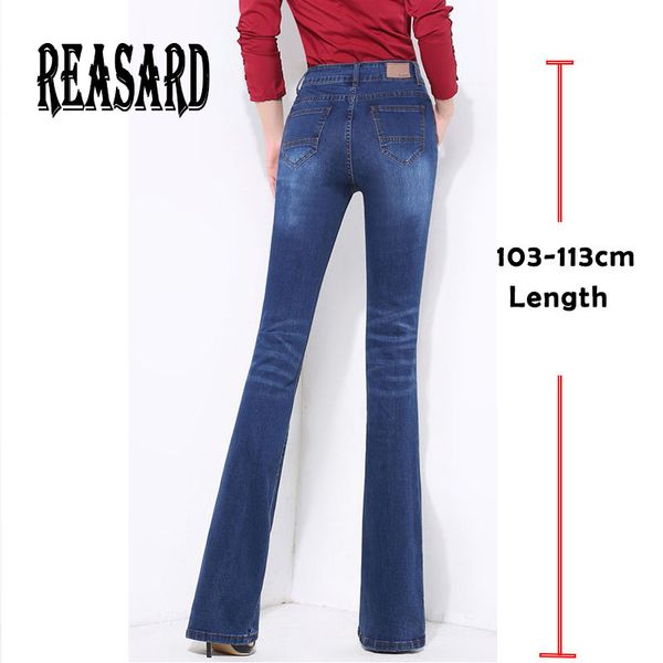 Compre Extra Larga Mujer Primavera Otono Botas De Corte Jeans Moda