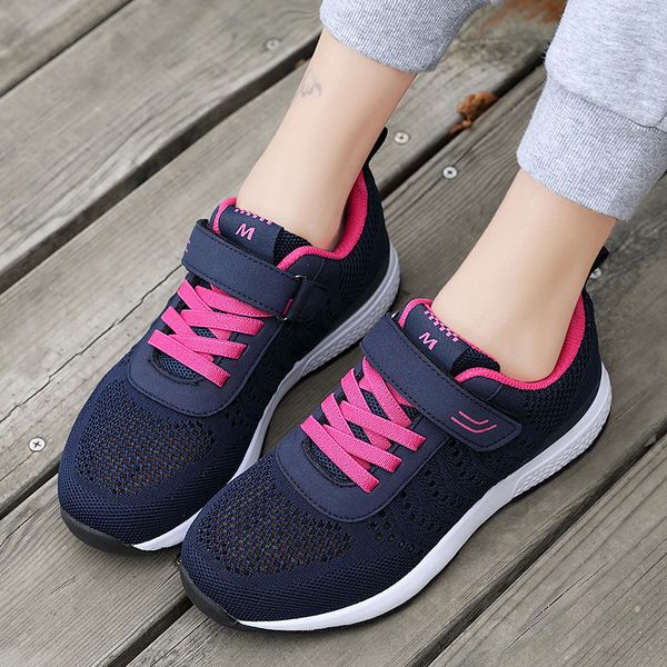 

women sneakers non-slip wear-resistant air cushioning woman sport lightweight breathable athletic sneaker, Black