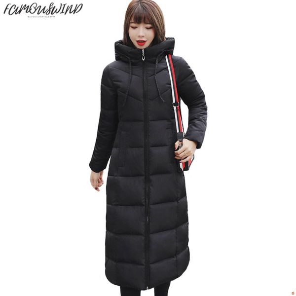 

размер плюс куртки 5xl 6xl женские зимние 4xl с капюшоном стенд воротник хлопка мягкий пальто женское зимнее женское длинное тонкое парка те, Black