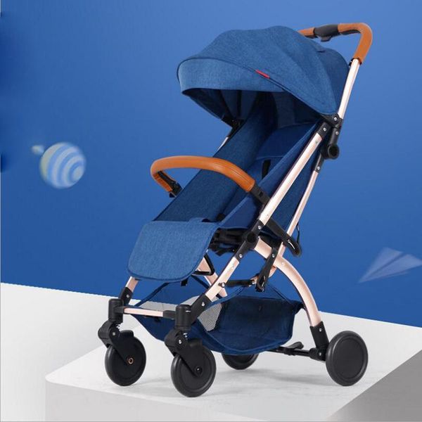 

baby stroller can sit reclining ultra lightweight folding baby umbrella four wheel children's trolley, air transport