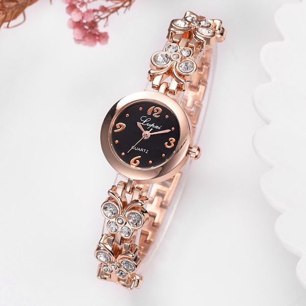 

popular watch2019 european and american simple casual small and delicate women's bracelet watch wristwatch clock gift dropship@5, Slivery;brown