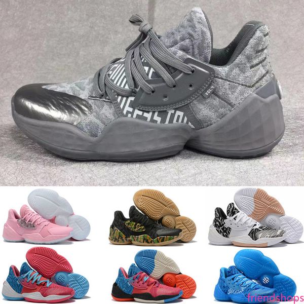 

2020 new color james harden 4 vol.4 wild ink lemonade spotted breathe knit men s basketball shoes trainer sport sneaker size 40-46