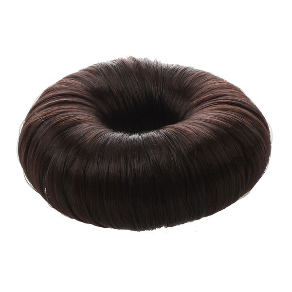 

hair bun maker brown hairdressing donut ring shaper styler