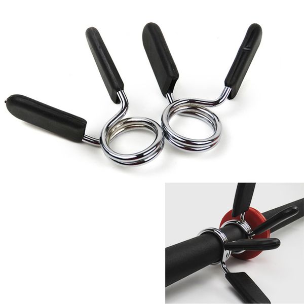 

2pcs 30mm barbel spring clip dumbbell bar collar clamp weight bar lock
