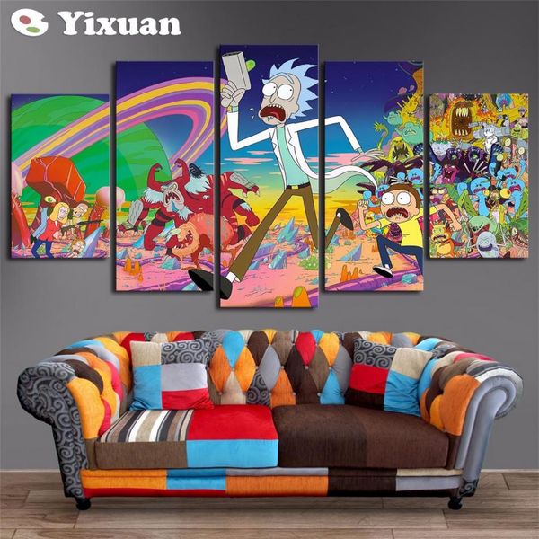 2019 Rick Und Mortyhome Decor Hd Printed Modern Art Painting On Canvas Unframedframed From Ajp123 191 Dhgatecom - 