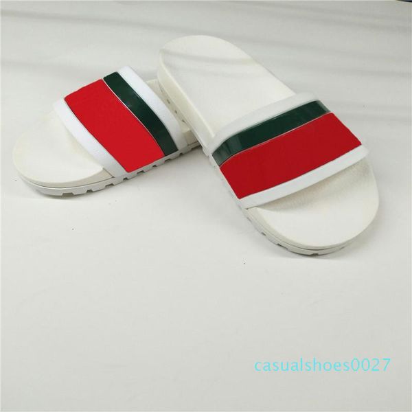 

men designer slides slippers flip flops women sandal floral brocade men slipper gear bottoms women striped beach causal slippers us5-12 c27, Black