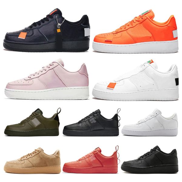 

New men women fashion platform sneakers utility volt red olive triple black white have a day wheat Flax mens casual skateboard shoes