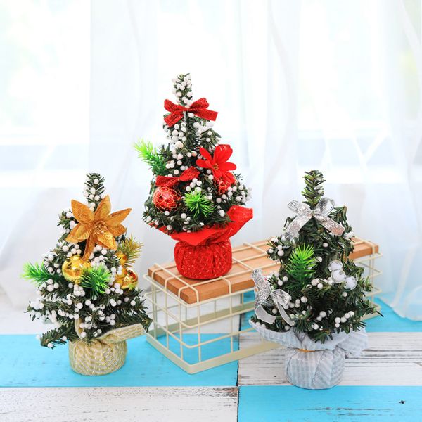 

20cm mini christmas tree glitter snowflake ornaments hanging decoration home party decor lks99