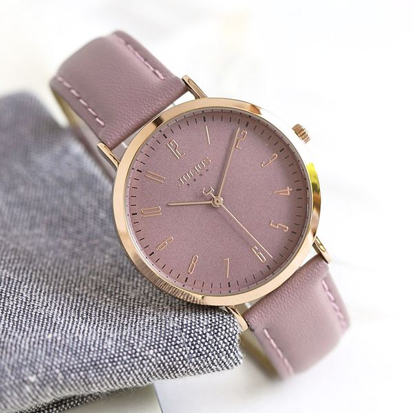 

julius women's watch japan quartz lady classic hours fashion clock dress bracelet leather girl's birthday gift, Slivery;brown