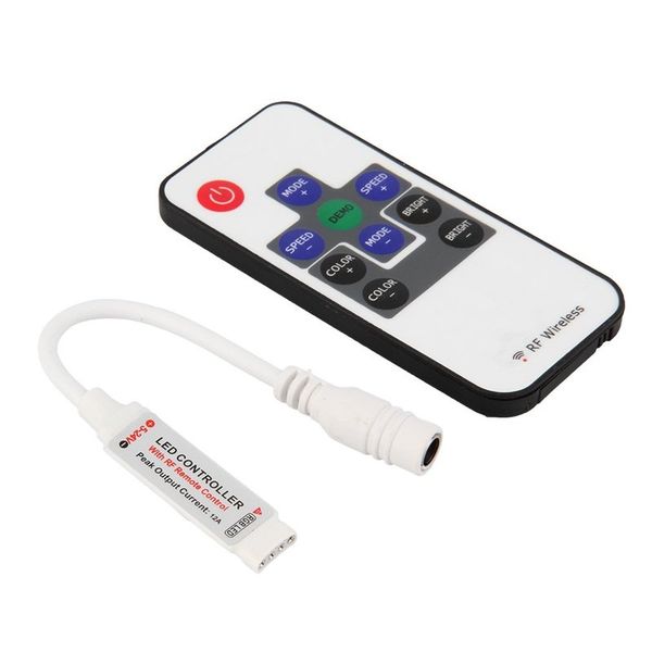 

dc 5-24v 10 клей rf бепѬоводной rgb пђл дианионного ђпѬавлени мини-диммеѬ конѬ