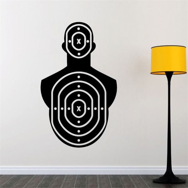 Shooting Range Wall Decal Special Design Target Version Cool Wall