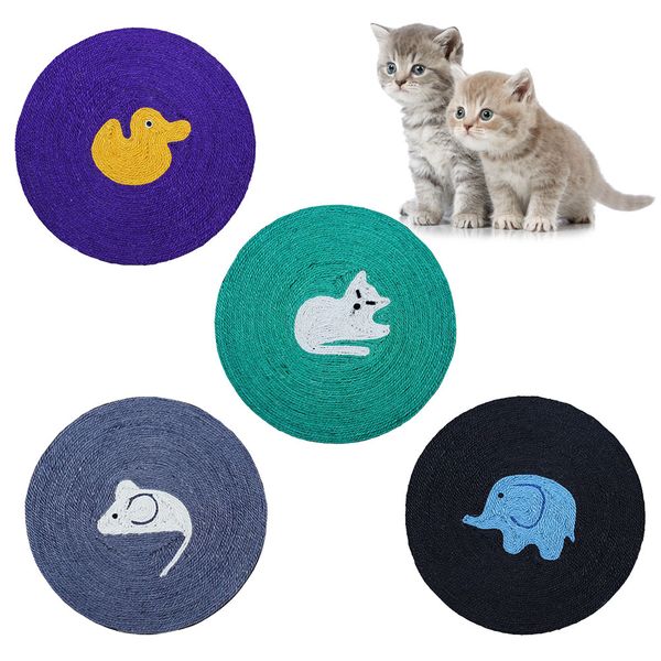 

protecting furniture playing mat claw care pet pad interactive cat scratch board sisal soft animal toys home living room