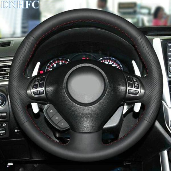 2019 Black Leather Hand Stitched Car Steering Wheel Cover For Subaru Forester 2008 2012 Impreza 2008 2011 Legacy 2008 2010 Exiga 2 From Suozhi1990