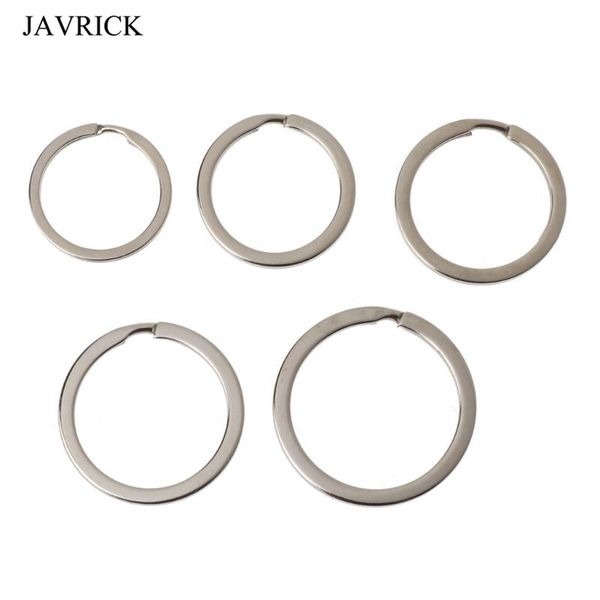 

100шт металл круглый плоский брелоков круглый сплит кольца для ключей цепи ключей организатор держатель заключений ювелирных изделий 25mm 28, Silver