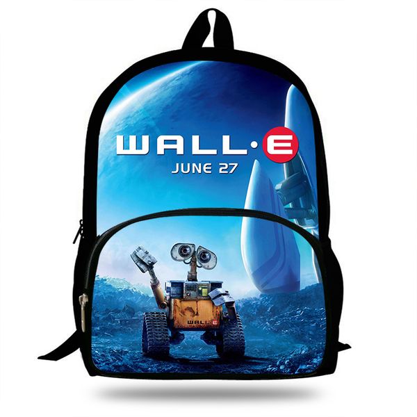 

2019 nylon children school bags wall-e robot& eve kids backpack casual lapschool bags for teenagers boys girls backpacks