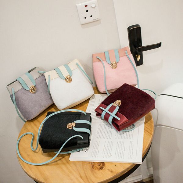 

women leather handbag shoulder lady cross body bag tote messenger satchel purse