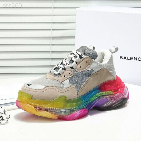 

2020 luxury high end sneaker leisure outdoor sneakers casual shoes retro women men temperament multicolor colors shoe size 35-45, Black