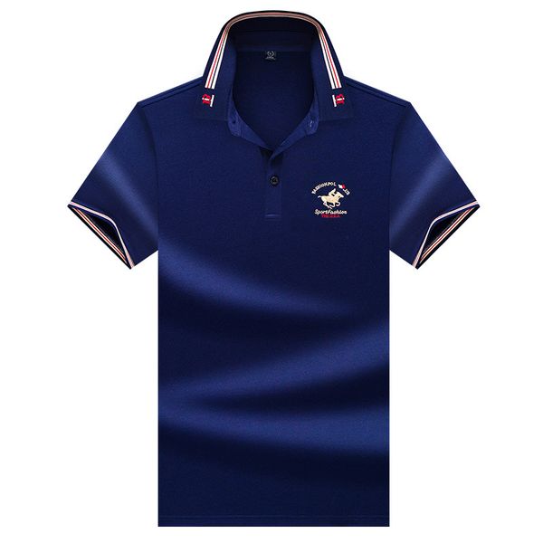 

men's polos shirt male 2021 summer short sleeve emberoidery casual shirts men brand clothing father gift tees ae9025, White;black