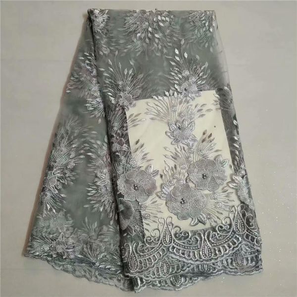 

nigerian lace 2018 latest african bridal lace fabric black color african fabric with rhinestones 5yards/lot, Black;white