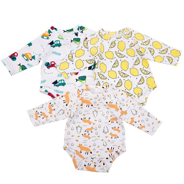 

0-2 years cotton bodysuit for newborn baby romper long sleeve toddler baby boys girl clothes for children