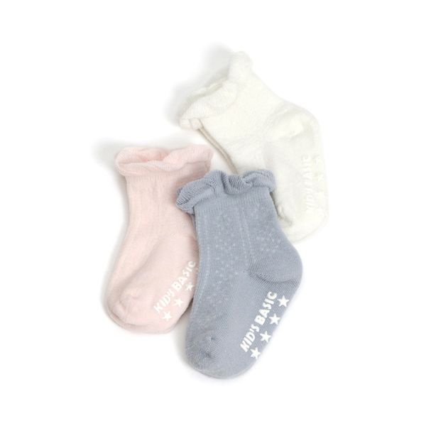 

3 pairs/pack spring summer baby girl socks soft cotton pleasantly cool non slip infantil sock newborn baby summer socks, Pink;yellow