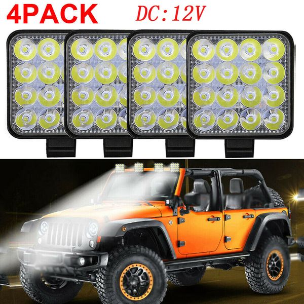 

16led work light bar plastic shell worklight spotlight lamp off road vehicles led work car light for suv dc12v