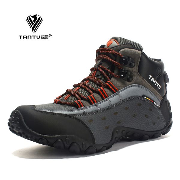 

new men hiking boots waterproof mountain trekking shoes breathable climbing shoes anti-skid outdoor sports sneaker hunting boots