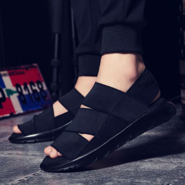 

sandals men 2019 new style winter sandals students casual anti-slip men shoes korean-style, Black
